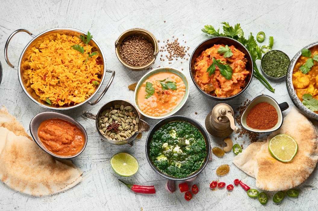 Traditional indian cuisine